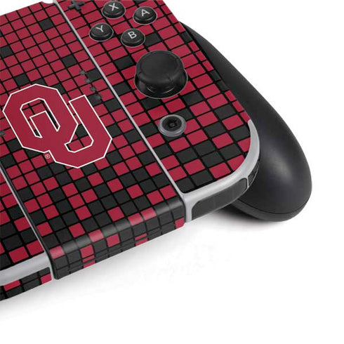 University of Oklahoma Sooners Red Digi Nintendo Switch OLED (2021) Skin